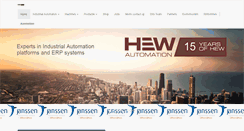 Desktop Screenshot of hew-automation.be